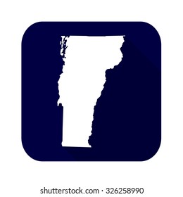 map of the U.S. state of Vermont 