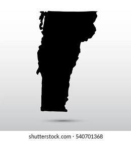 Map of the U.S. state of Vermont