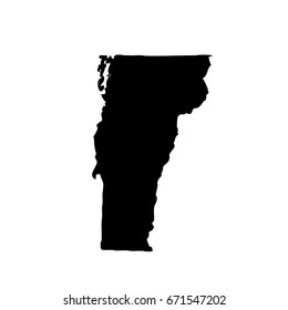 map of the U.S. state Vermont