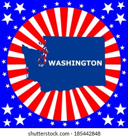 map of the U.S. state of Washington