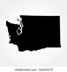 map of the U.S. state of Washington.