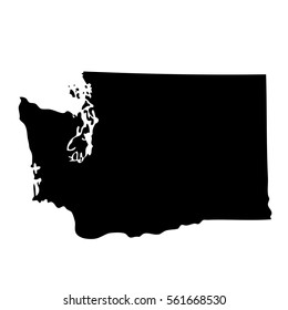 map of the U.S. state of Washington