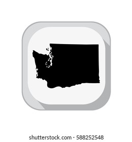 Map of the U.S. state of Washington.