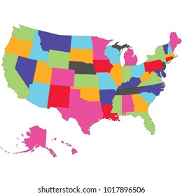 map of usa