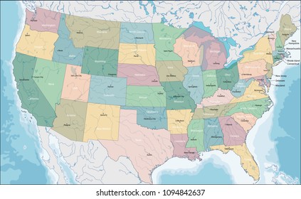 Map of USA