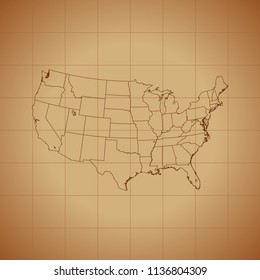 map of USA