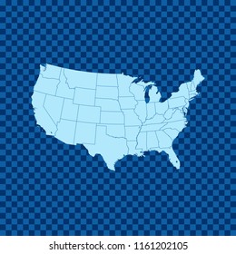 map of USA