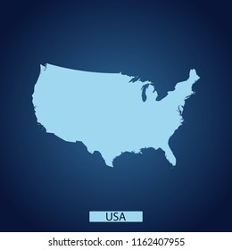 map of USA