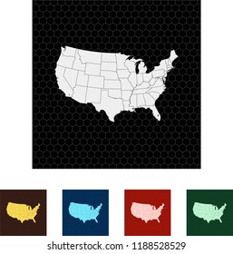 map of USA