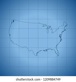 map of USA