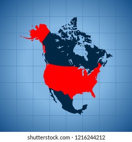 map of USA