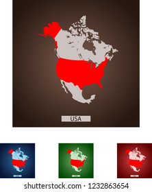 map of USA