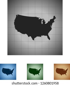 map of USA