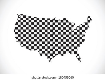 Map of USA 