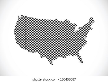 Map of USA 