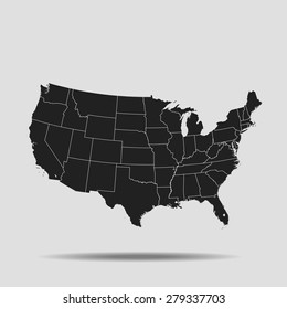 map of USA