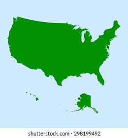 map of USA