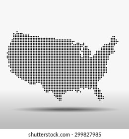 map of USA