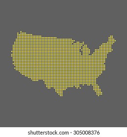 map of USA