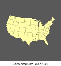 map of USA