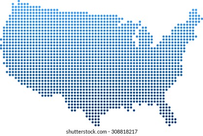 map of USA