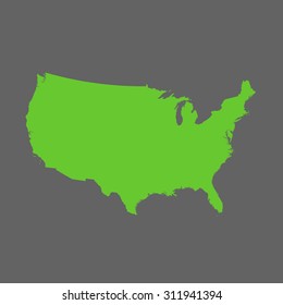 map of USA