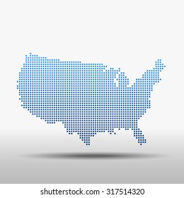 map of USA