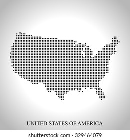 map of USA