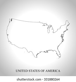 map of USA