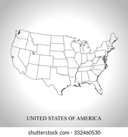 map of USA