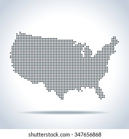 map of USA