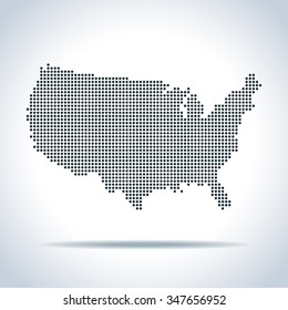 map of USA