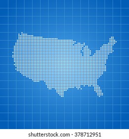 map of USA