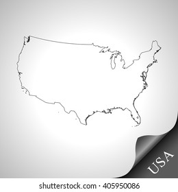 map of USA