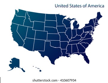 Map of U.S.A