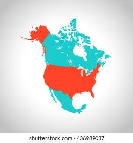 map of USA