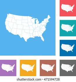 map of USA