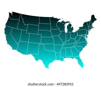 Map of USA