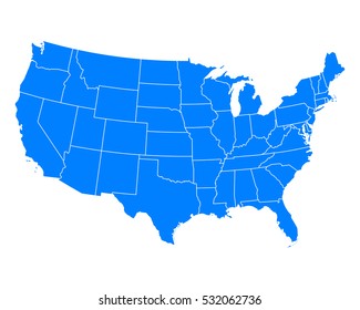 Map of USA