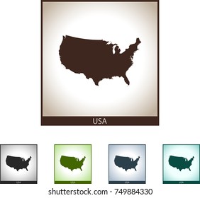 map of USA