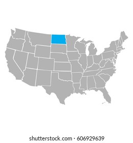 map usa border vector