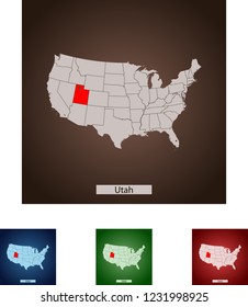 map of Utah