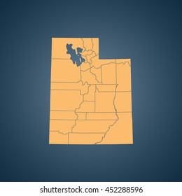 map of Utah