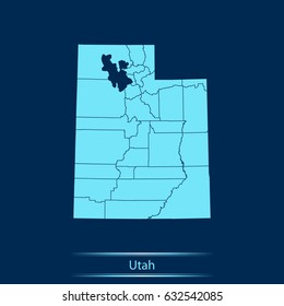 map of Utah