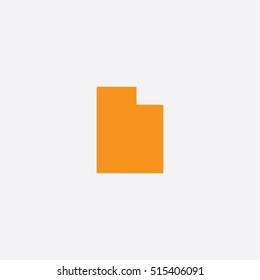 Map of Utah Vector Illustration