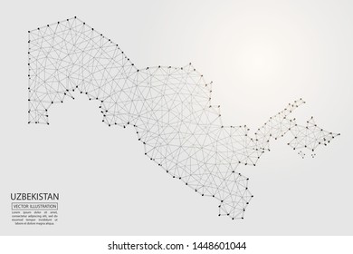 Map India Consisting 3d Triangles Lines Stock Vector (Royalty Free ...