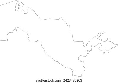 Mapa del vector del logo de Uzbekistán