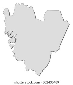 Map - Vaestra Goetaland County (Sweden)