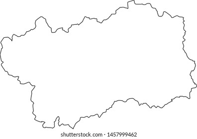 Map Valle Daosta Region Italy Stock Vector Royalty Free 1457999462   Map Valle Daosta Region Italy 260nw 1457999462 