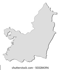 Map - Valle del Cauca (Colombia)